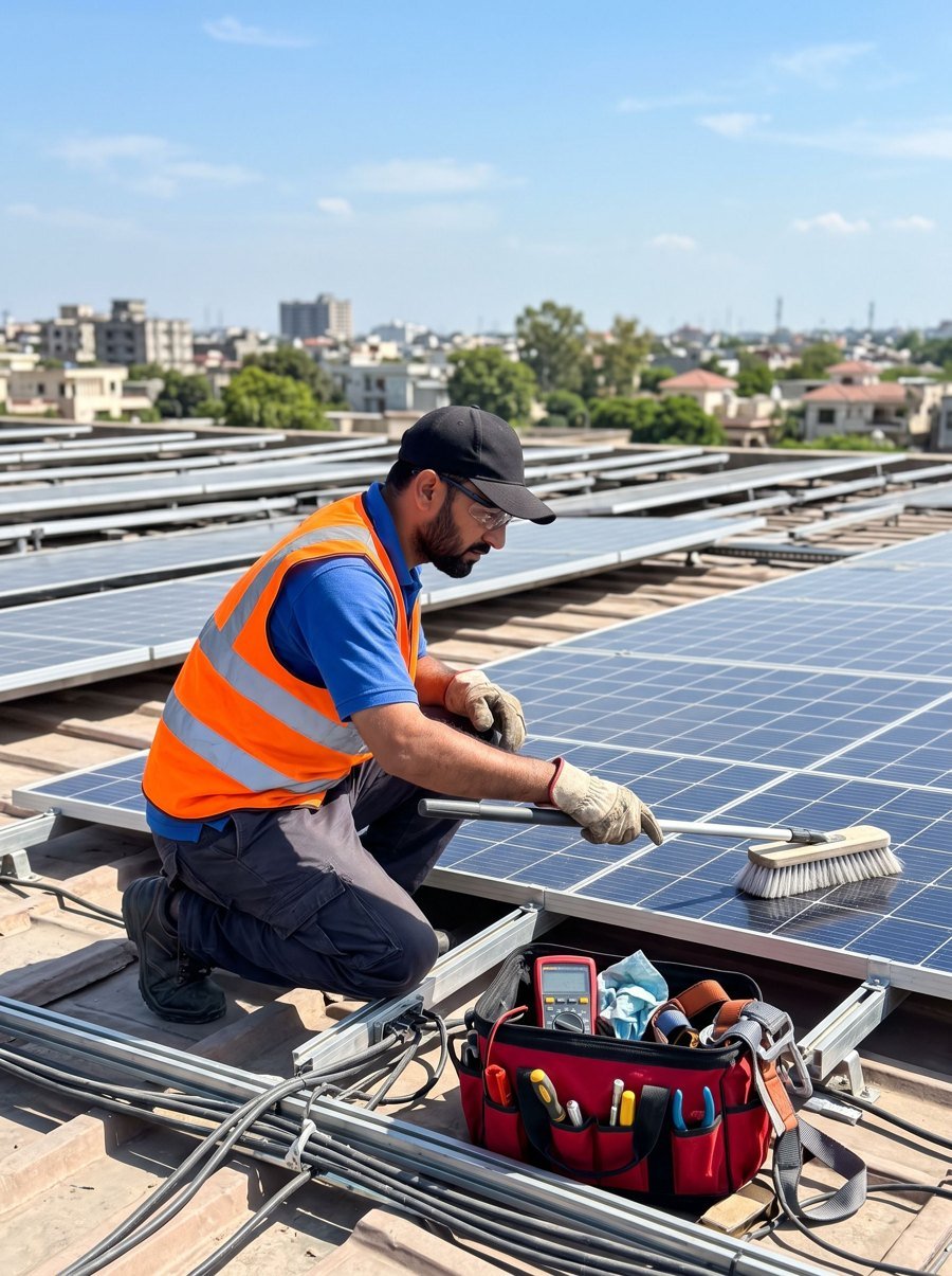 Certified solar technician