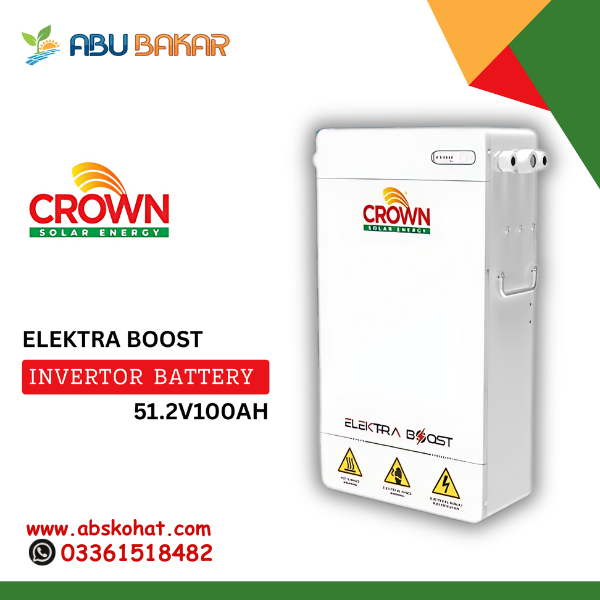 Crown Elektra Boost Inverter Battery (51.2V 100Ah)