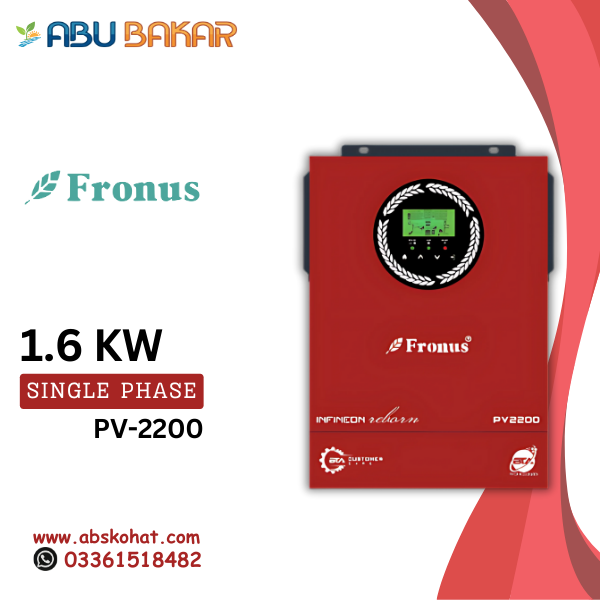 Fronus Single Phase 1.6 KW (PV-2200) Abu Bakar Solar Kohat