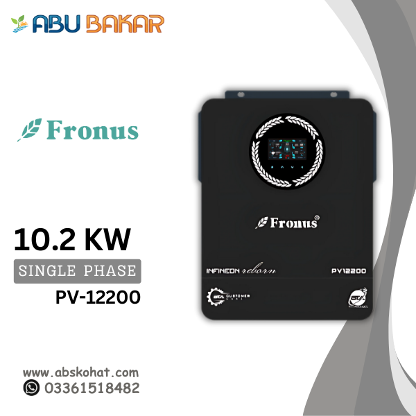 Fronus Single Phase 10.2 KW PV-12200 Abu Bakar Solar Kohat