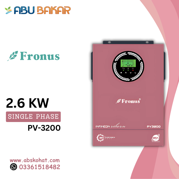 Fronus Single Phase 2.6 KW (PV-3200) Abu Bakar Solar Kohat