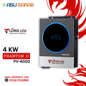 Long Life Phantom II 4 KW (PV-4000) Abu Bakar Solar Kohat