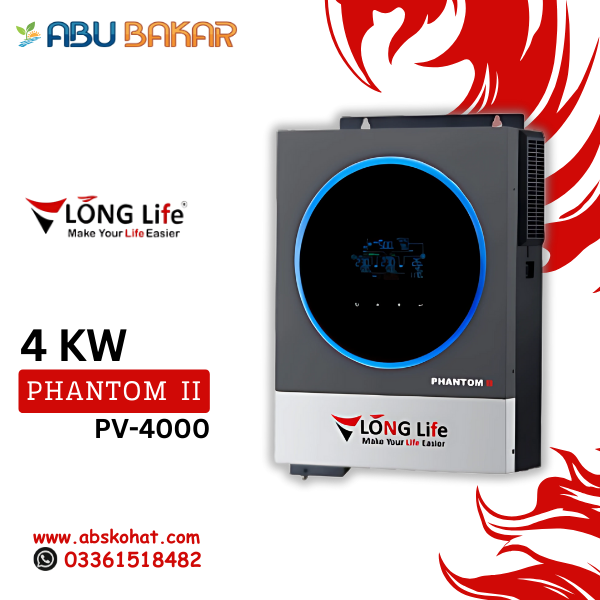 Long Life Phantom II 4 KW (PV-4000) Abu Bakar Solar Kohat