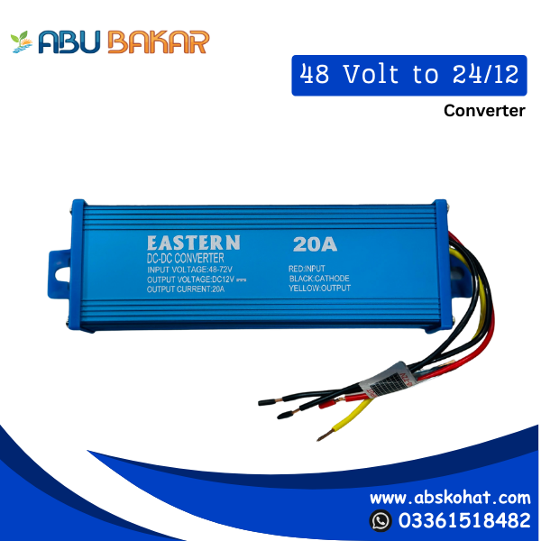 Eastern 48V to 24/12V DC Converter (20A) Efficient Reliable